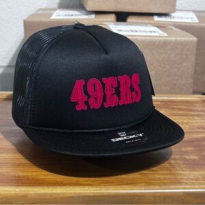 San Francisco 49ers SnapBack  Decky Hats Foam Trucker Black Hat